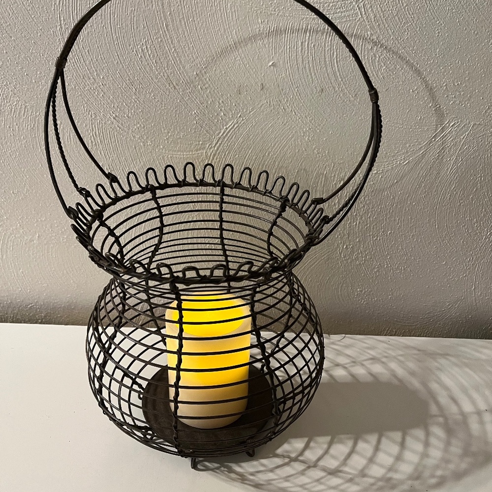 Candleholder basket